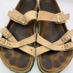 Birkenstock Franca Soft Footbed - Sandcastle Nubuck Women’s EU 38 Regular Fit